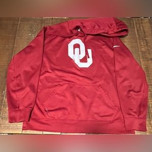 Nike Oklahoma University Therma Fit Hoodie (21.5 x 24.5) size:L (stitch letters)